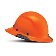 DAX HARD HATS Hard Hat Fiber Resin Full Brim (Orange) HDF-18OG
